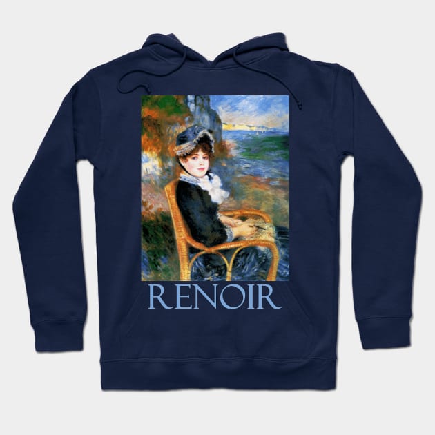 By the Seashore by Pierre-Auguste Renoir Hoodie by Naves